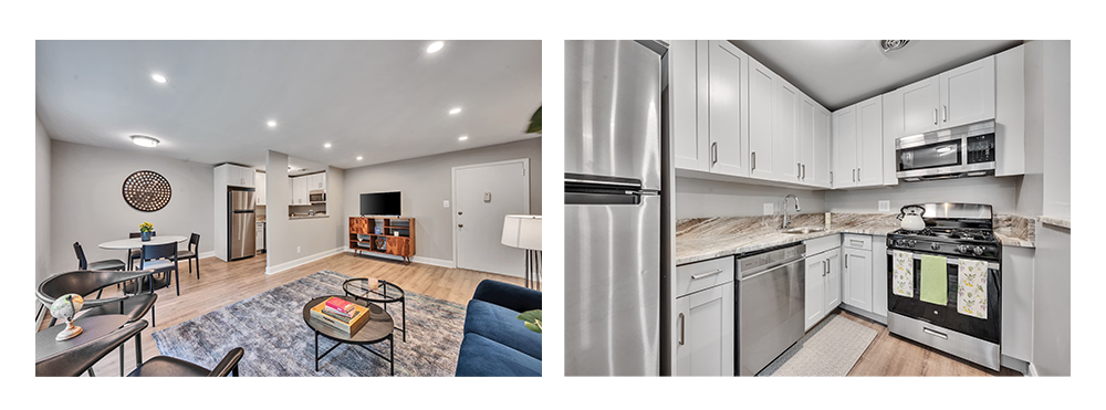 The essence of exceptional living interior rooms with bright lighting